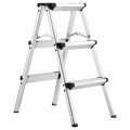 2 Steps Aluminum Saw Horse Ladder with EN131 certificate